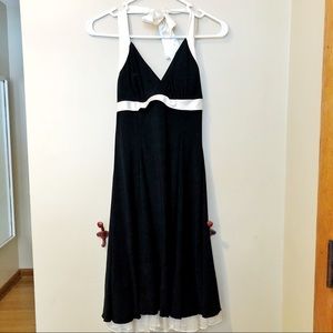 Ruby Rox Y2K Little Black Dress Backless Halter Size Small